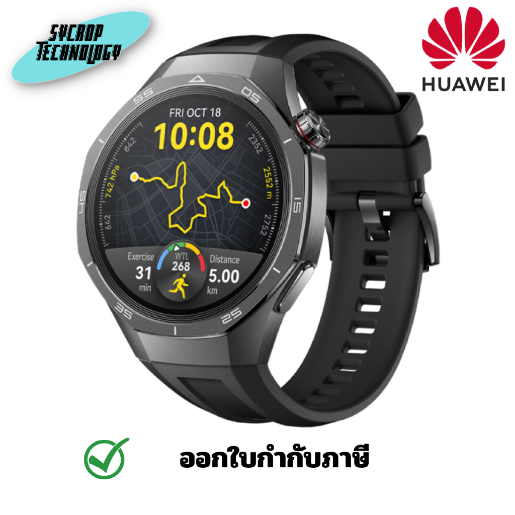 HUAWEI WATCH GT 5 Pro 46mm Black Polymer สมาร์ทวอชท์ ประกันศูนย์