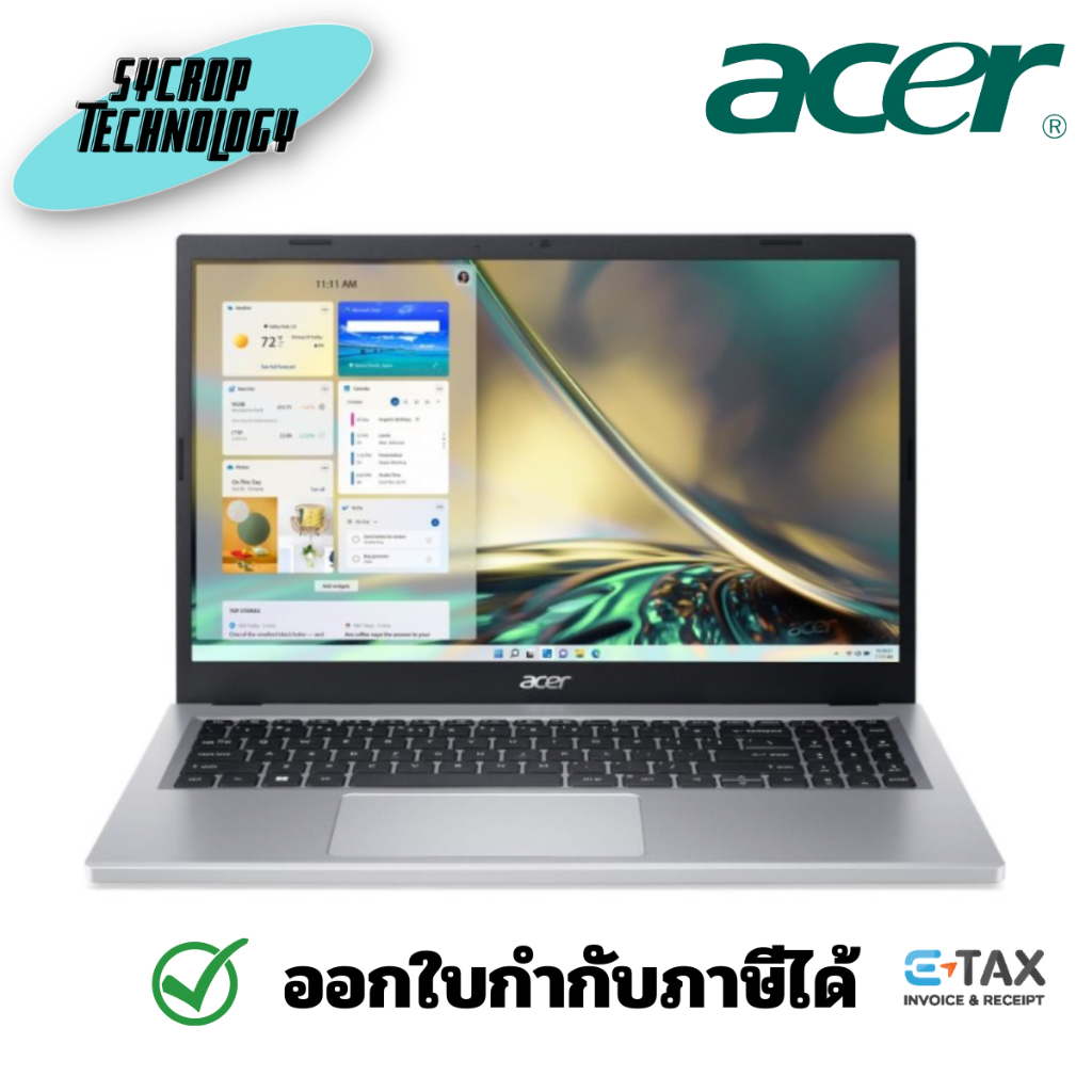 ACER โน้ตบุ๊ค Aspire A315-24P-R817/R3-7320U Notebook รับประกันศูนย์