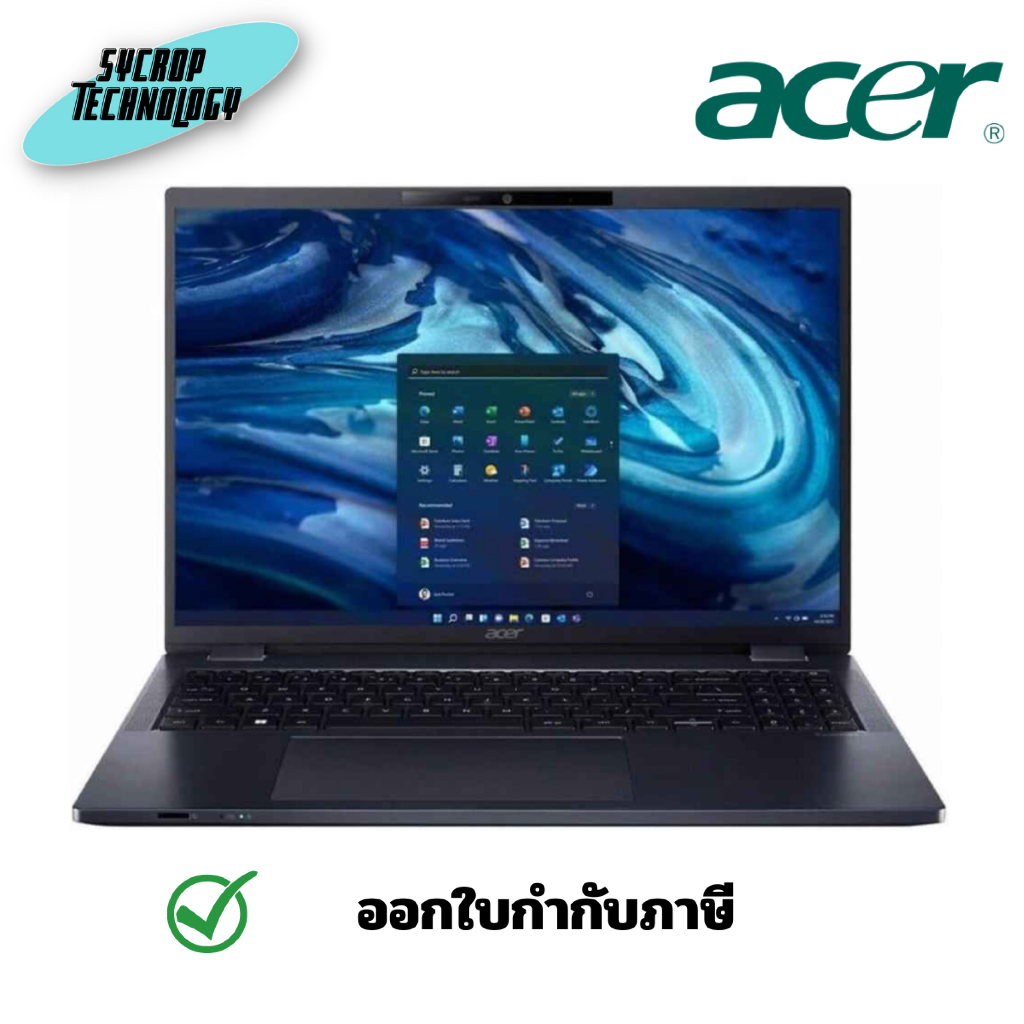 Acer โน็ตบุ๊ค รุ่น NX.VV1ST.00B TMP414-52-53GZ  i5-1240P 16G F512G Windows11PRO ประกันศูนย์