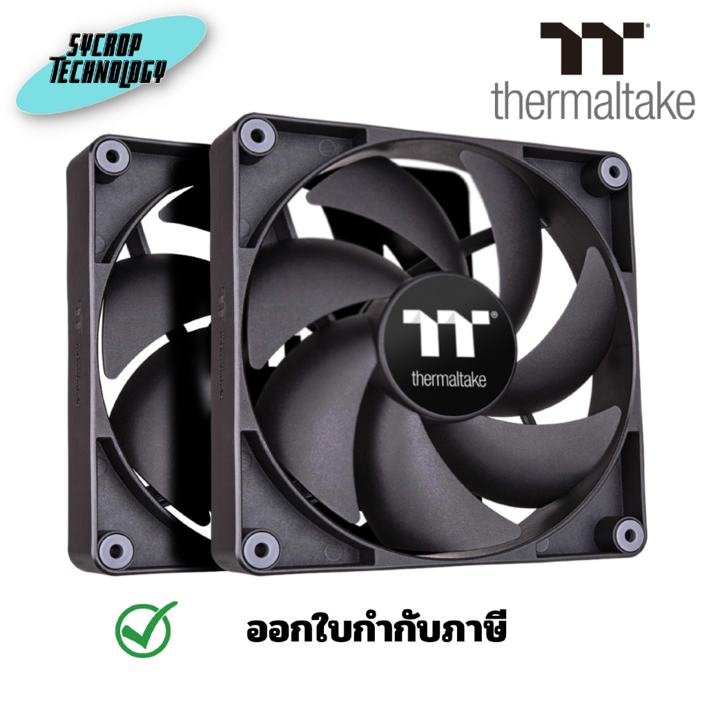 THERMALTAKE CT140 PC Cooling Fan (2-Fan Pack)  CL-F148-PL14BL-A ประกันศูนย์