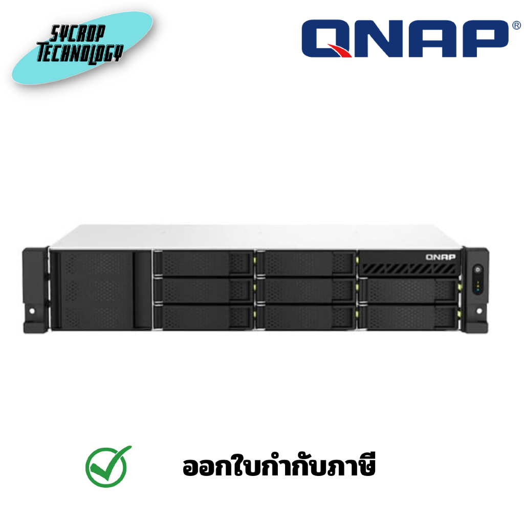 QNAP (TS-864eU-RP-8G) Storage NAS 4-Cores 2.9GHz/8GB/8-Bay ประกันศูนย์