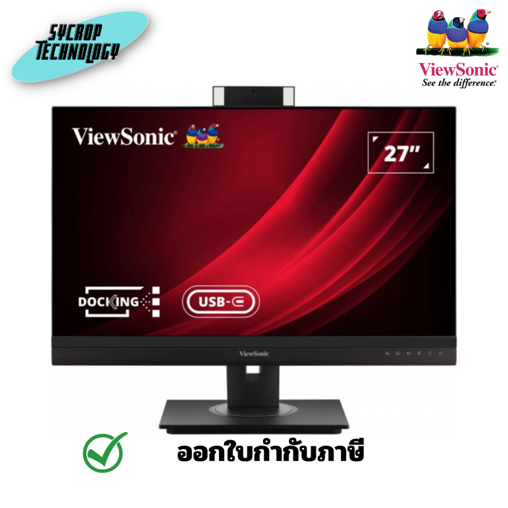 ViewSonic จอมอนิเตอร์ VG2756V-2K 27.0 นิ้ว IPS 60Hz ประกันศูนย์