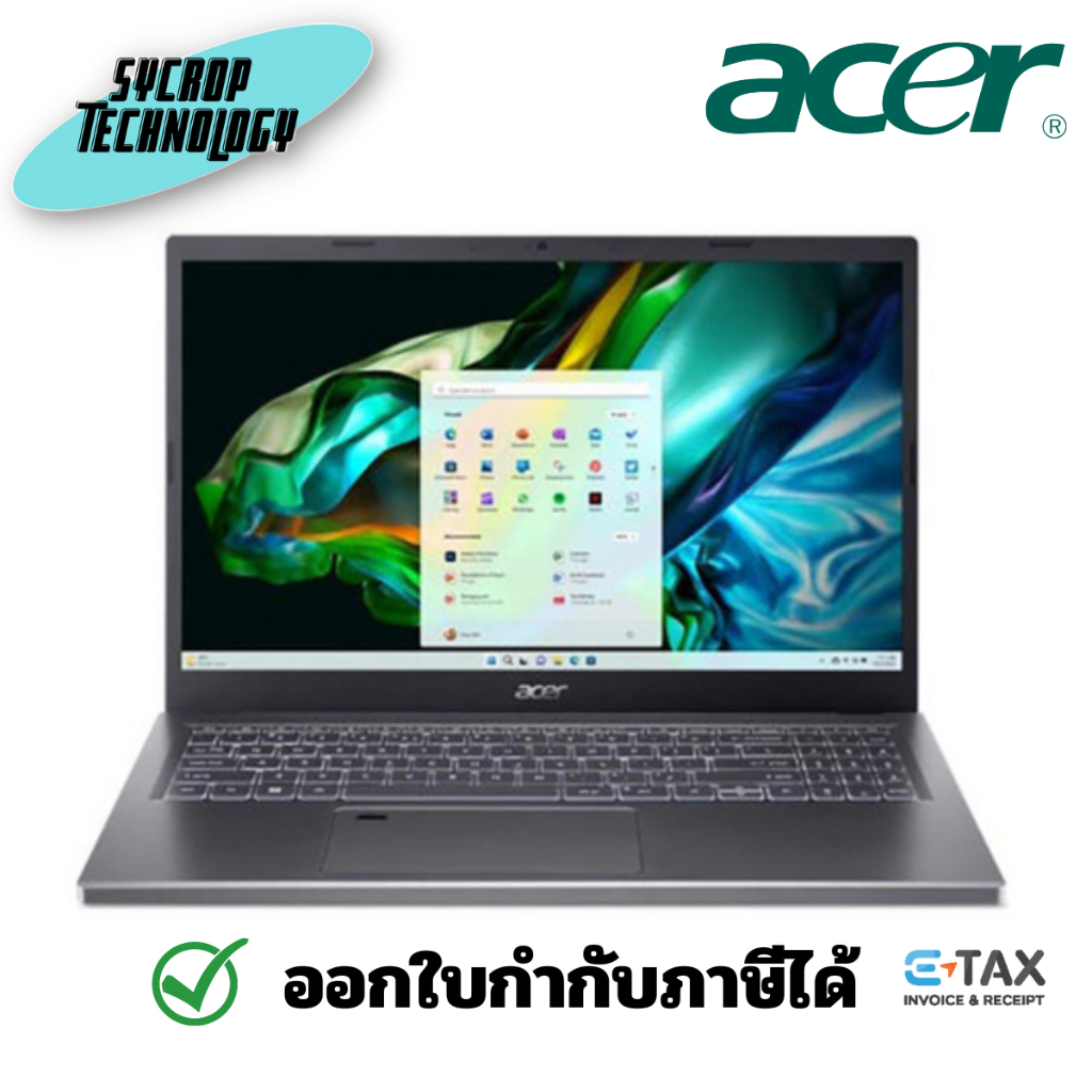 โน๊ตบุ๊ค Acer Aspire 5 A515-48M-R0UT (NX.KJ9ST.005) Steel Gray รับประกันศูนย์