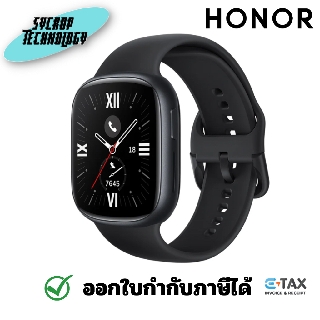 สมาร์ทวอทช์ Honor Smartwatch Watch4 Black ประกันศูนย์