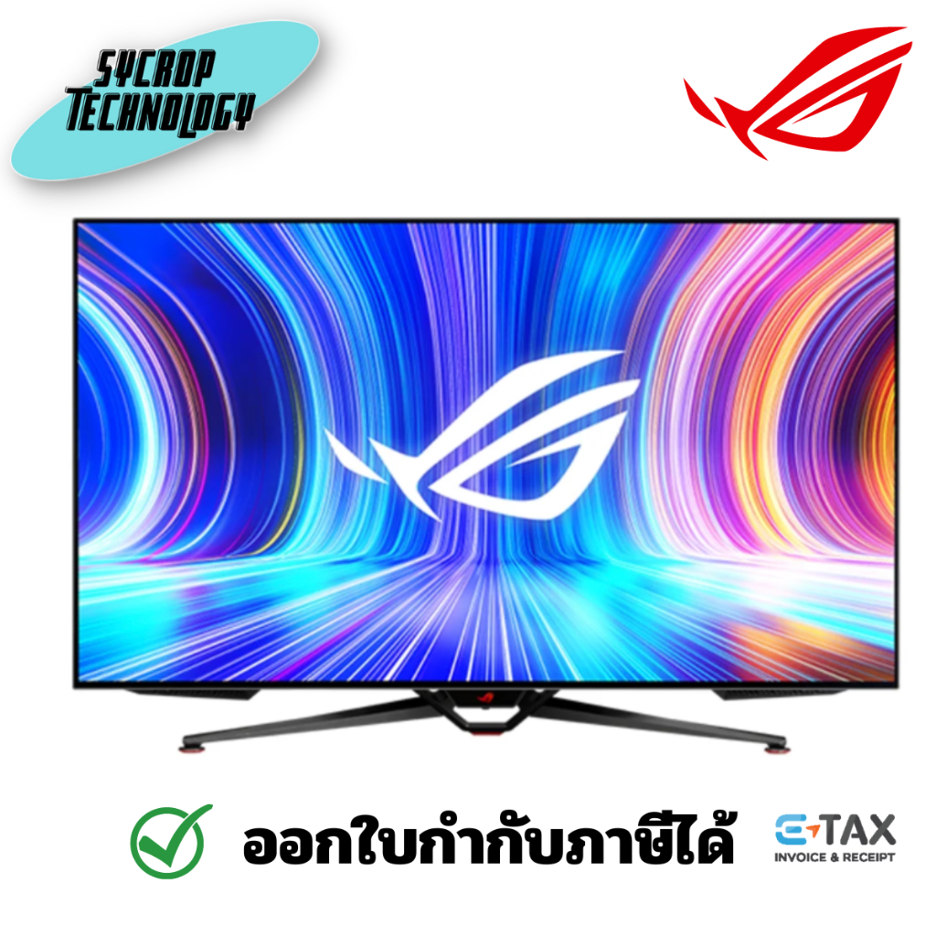 จอมอนิเตอร์ Asus ROG Swift PG48UQ 47.5" OLED 4K Gaming รับประกันศูนย์