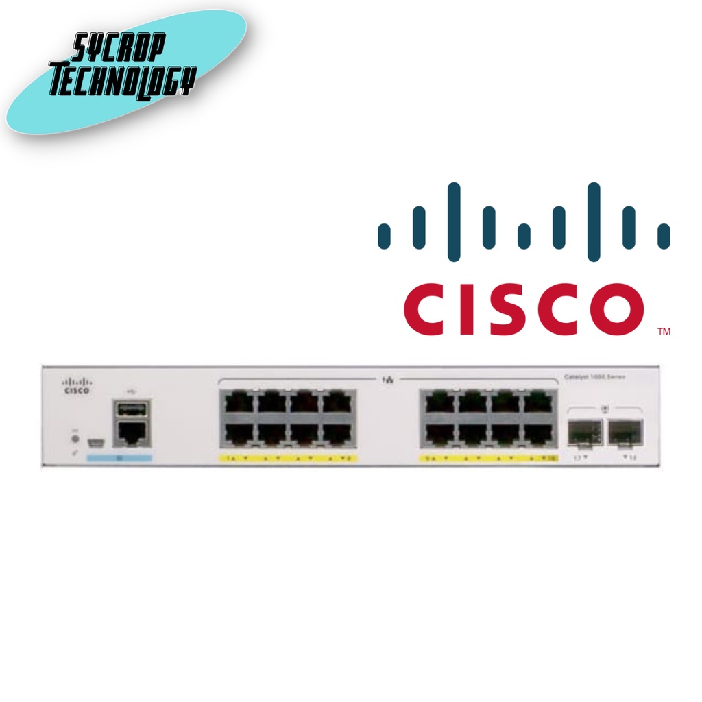 CBS350-16FP-2G-EU Switch Cisco Business 350 Series 16G PoE+/2SFP ประกันศูนย์ เช็คสินค้าก่อนสั่งซื้อ