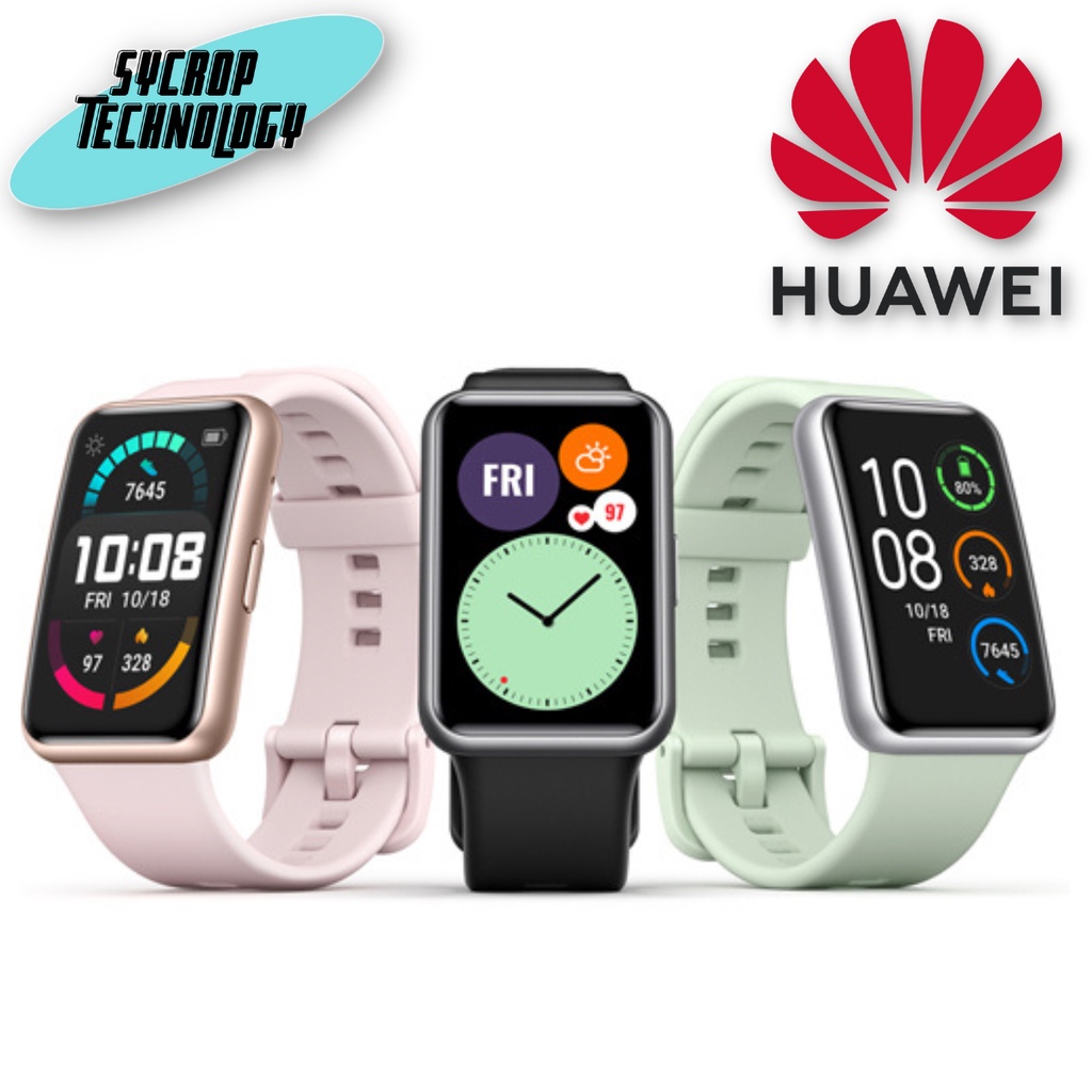 สมาร์ทวอทช์ HUAWEI Smart Watch Fit ประกันศูนย์ เช็คสินค้าก่อนสั่งซื้อ - ดำ