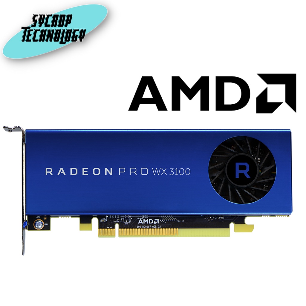 การ์ดจอ AMD VGA RADEON PRO WX3100 4GB GDDR5 128-bit ประกันศูนย์