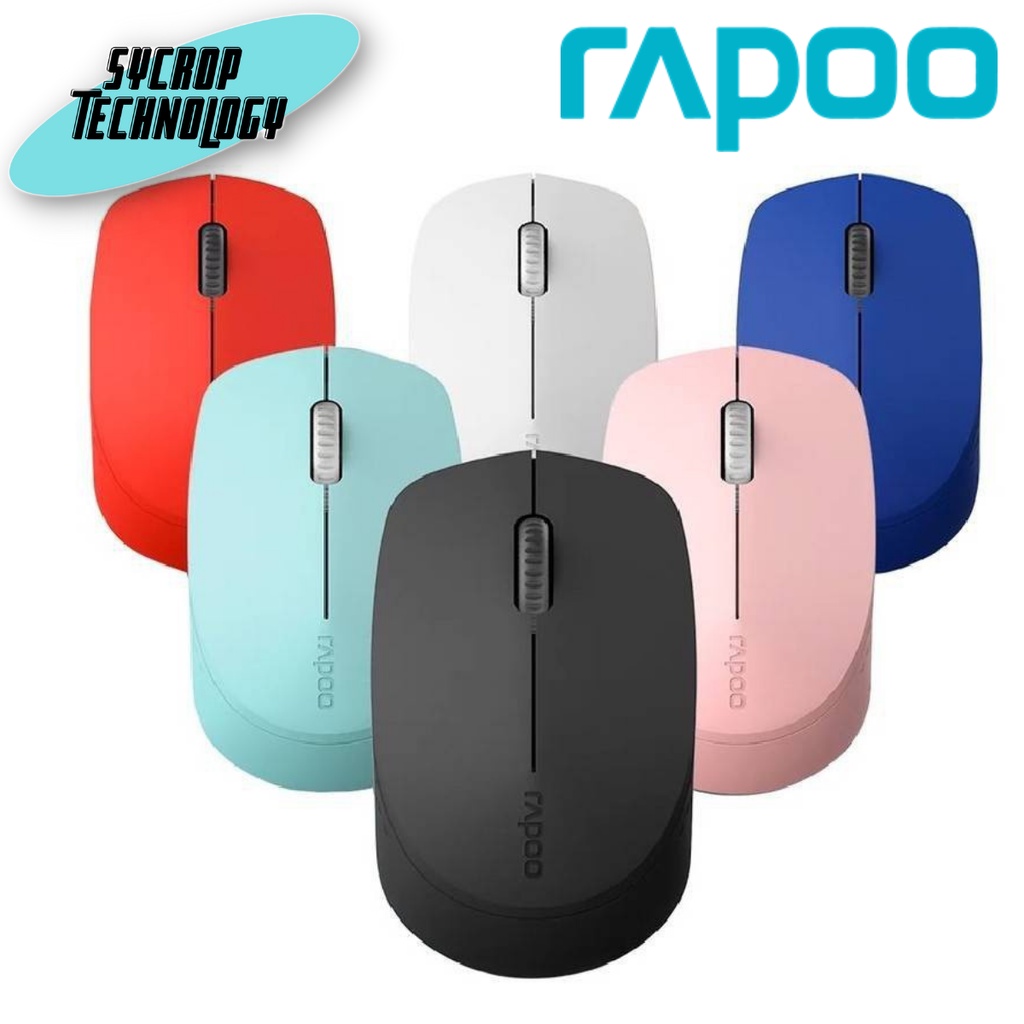 RAPOO MOUSE (เมาส์ไร้สาย) WIRELESS & BLUETOOTH SILENT MSM100