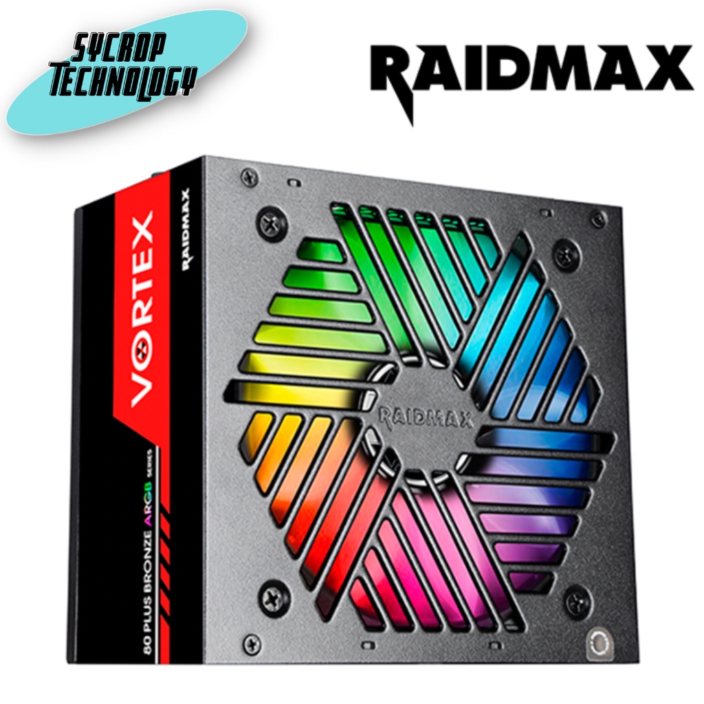 Raidmax RX-700AC-VR - 700W, 20+4 Pines, Abanico 120mm ARGB, x PCI-E 6+2Pin, 5x Sata, Certificado 80PLUS Bronce
