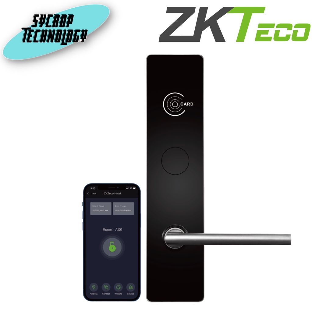 สมาร์ชล็อค ZKTeco ZL500 Smart Lock with RFID Card Reader Installation Guide ประกันศูนย์ เช็คสินค้าก่อนสั่งซื้อ