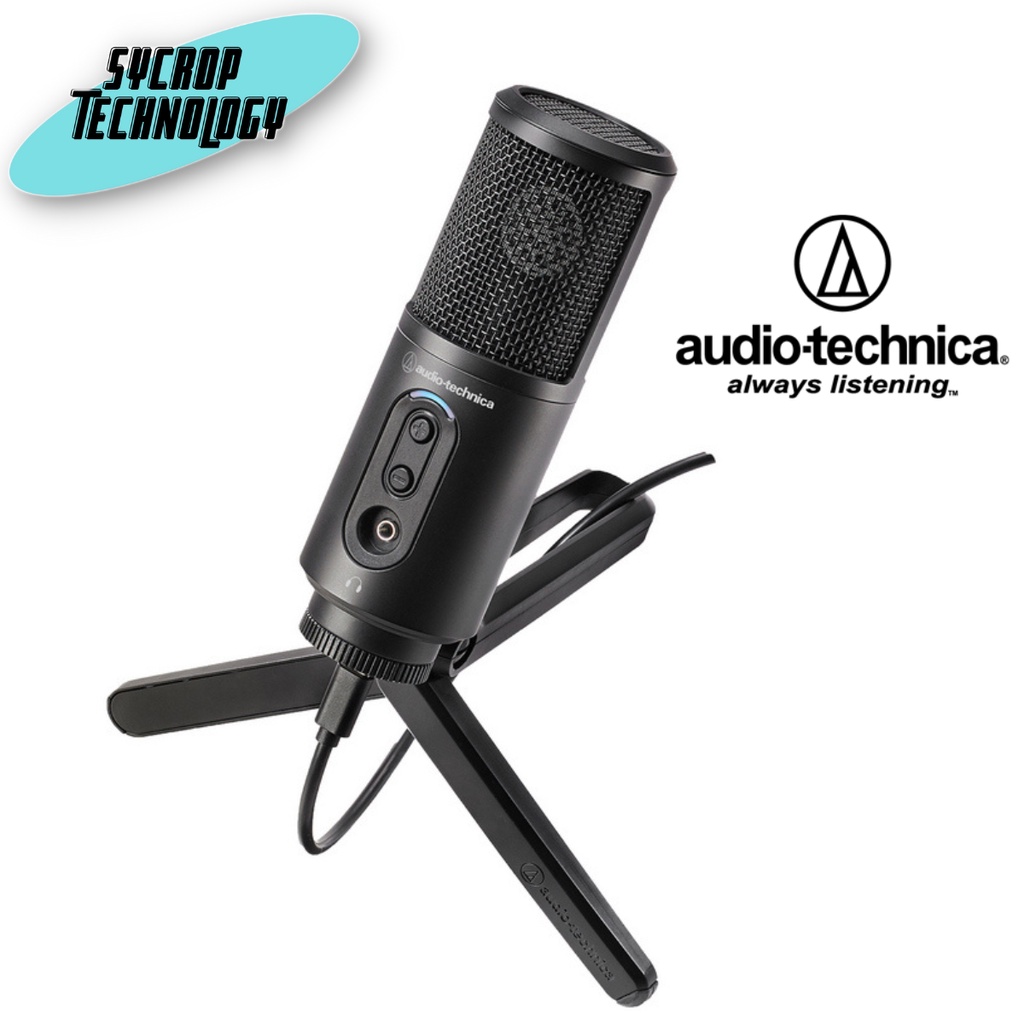 ไมโครโฟน AUDIO TECHNICA  (สีดำ) รุ่น ATR2500X-USB ประกันศูนย์ เช็คสินค้าก่อนสั่งซื้อ