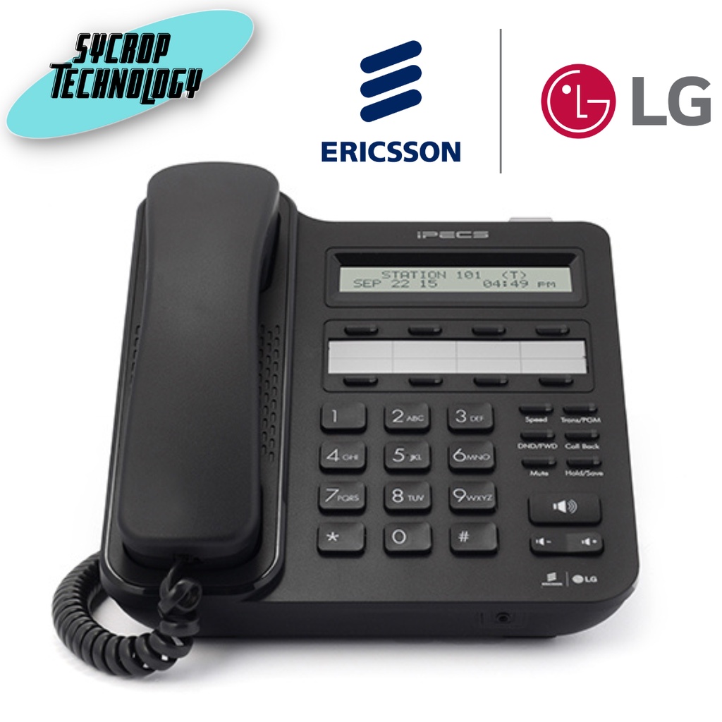 เครื่องโทรศัพท์ ดิจิตอล Ericsson-LG รุ่น iPECS LDP-9208D 8 Button LCD Digital Phone ประกันศูนย์ เช็คสินค้าก่อนสั่งซื้อ