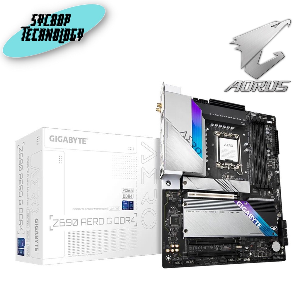 GIGABYTE MAINBOARD Z690 AERO G DDR4 (ATX) ประกันศูนย์ เช็คสินค้าก่อนสั่งซื้อ