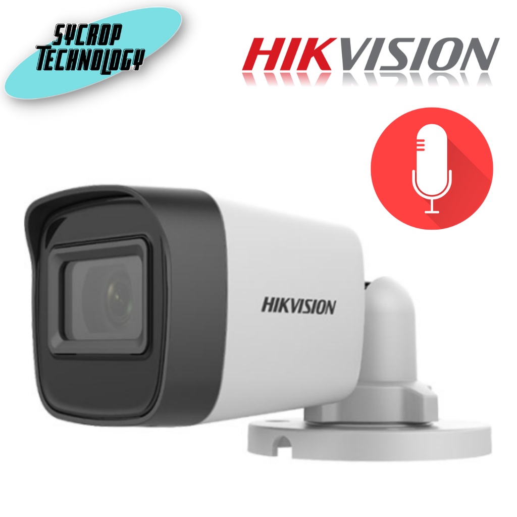 Hikvision 5 MP Audio Fixed Mini Bullet Camera 2.8mm (DS-2CE16H0T-ITFS(2.8mm))
