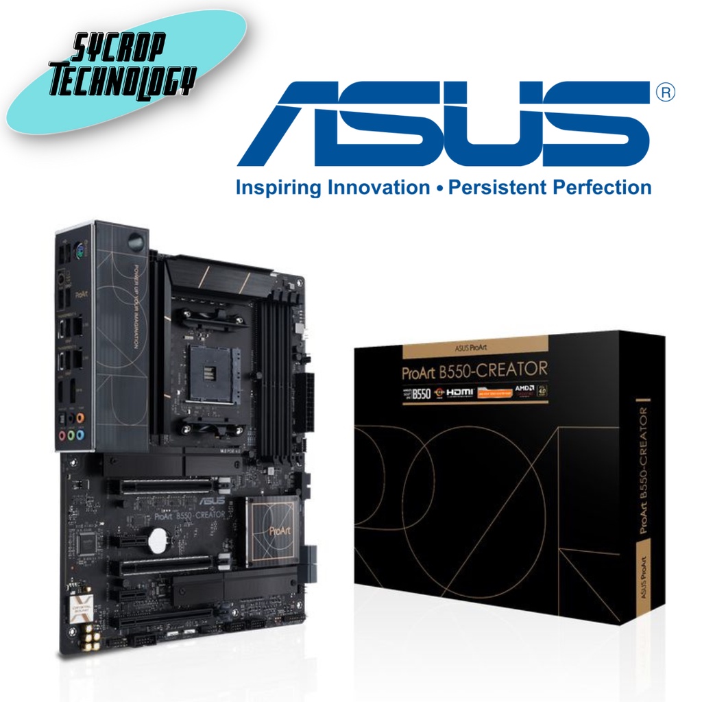เมนบอร์ด ASUS Mainboard ProArt B550-CREATOR AM4 ประกันศูนย์ เช็คสินค้าก่อนสั่งซื้อ