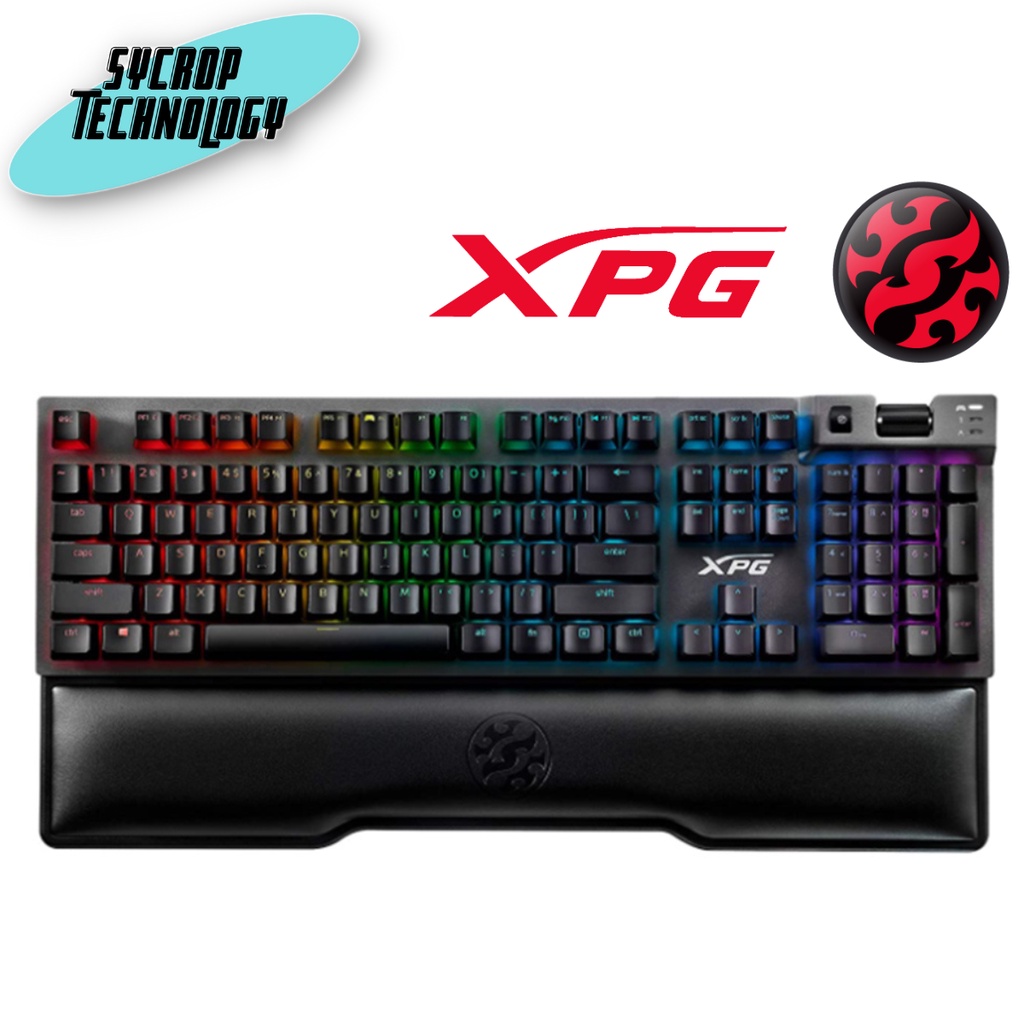 คีย์บอร์ดเกมมิ่ง XPG GAMING KEYBOARD รุ่น XPG-75260076 SUMMONER4C-BKCTH ประกันศูนย์ เช็คสินค้าก่อนสั่งซื้อ - ฟ้า
