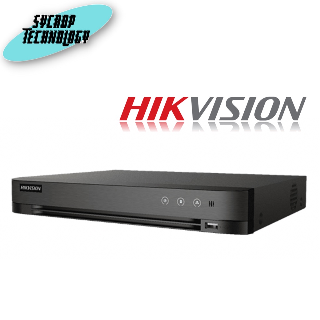 เครื่องบันทึก Hikvision 1080p 1U H.265 AcuSense DVR รุ่น iDS-7204HQHI-M1/S 4CH