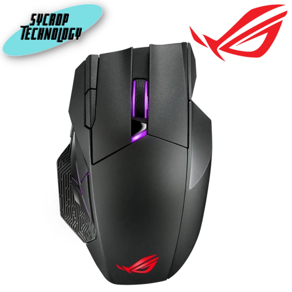 เมาส์ไร้สาย Asus ROG Spatha X Wireless Gaming Mouse ประกันศูนย์ เช็คสินค้าก่อนสั่งซื้อ