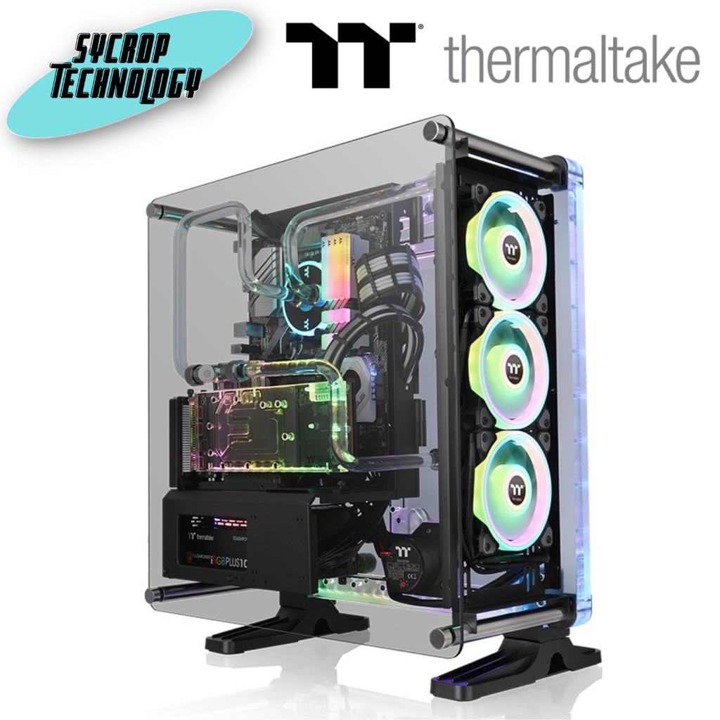 เคสคอมพิวเตอร์ Thermaltake Distrocase 350P ATX Desktop Casing Black CA-1Q8-00M1WN-00 ประกันศูนย์ เช็คสินค้าก่อนสั่งซื้อ