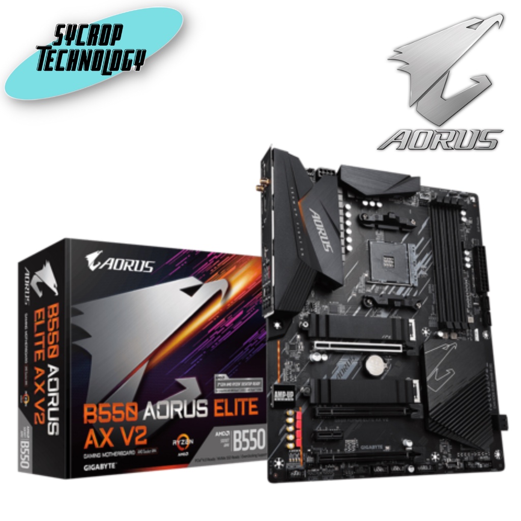 GIGABYTE X570S AORUS ELITE AMD RYZEN AM4 ATX MOTHERBOARD GA-X570S-AORUS-ELITE ประกันศูนย์ เช็คสินค้าก่อนสั่งซื้อ