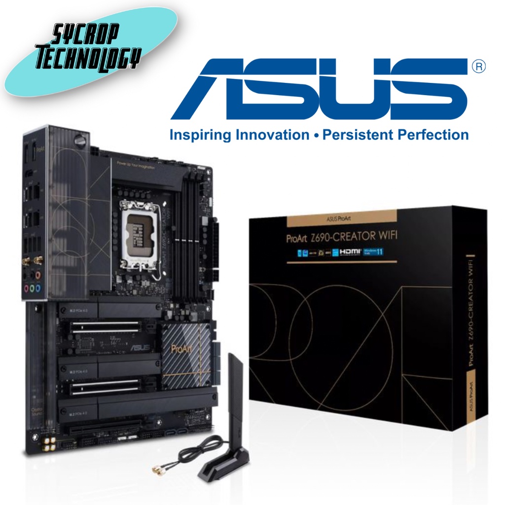 เมนบอร์ด Asus ProArt Z690-CREATOR WIFI Mainboard ประกันศูนย์ เช็คสินค้าก่อนสั่งซื้อ