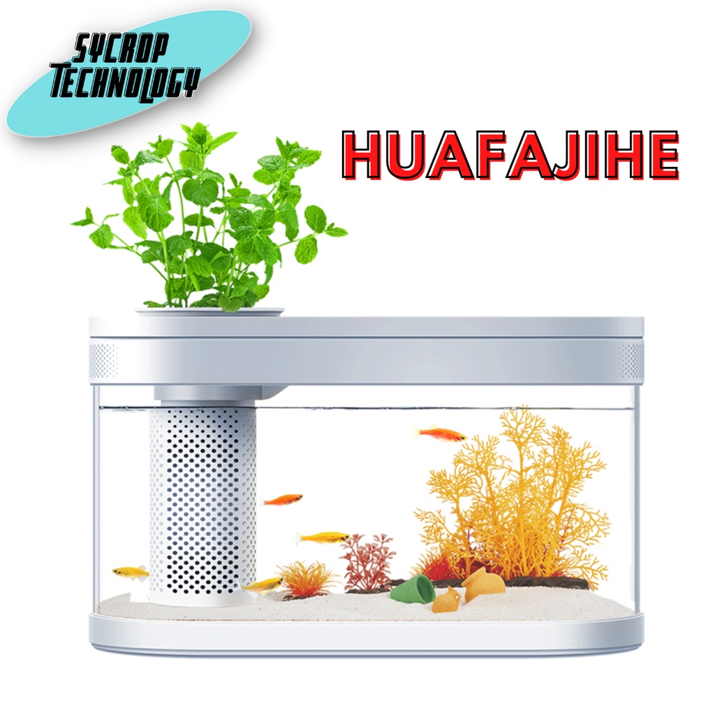 FISH TANK (ตู้ปลาอเนกประสงค์) HUAFAJIHE AMPHIBIOUS ECOLOGICAL LAZY PRO