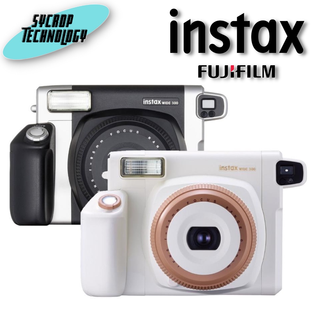 FUJIFILM กล้องอินสแตนท์ (สีดำ) รุ่น INSTAX-WIDE-300