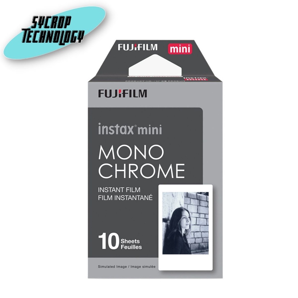 Fujifilm Instax mini Monochrome Film (ฟิล์มภาพขาว-ดำ) จำนวน 10 แผ่น