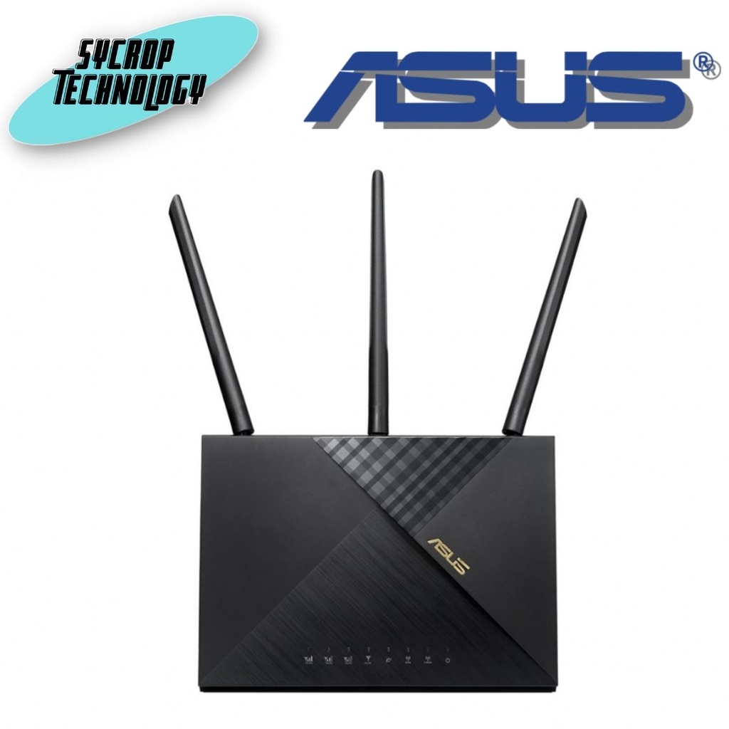 MOBILE ROUTER (โมบายเราเตอร์) ASUS 4G-AX56 - CAT.6 300Mbps DUAL-BAND WIFI 6 AX1800 LTE ROUTER เช็คสินค้าก่อนสั่งซื้อ