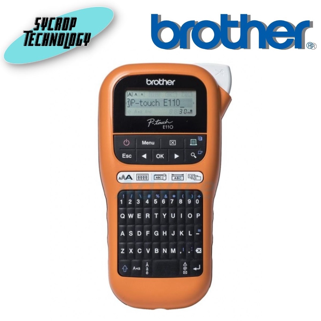 LABEL PRINTER BREOTHER PT-E110VP เครื่องพิมพ์ฉลาก บราเดอร์ ประกันศูนย์ เช็คสินค้าก่อนสั่งซื้อ