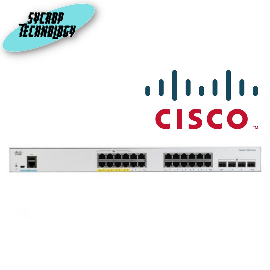 CBS250-24P-4G-EU SWITCH CISCO CBS250 SMART 24-PORT GE, POE, 4x1G SFP  ประกันศุนย์ เช็คสินค้าก่อนสั่งซื้อ