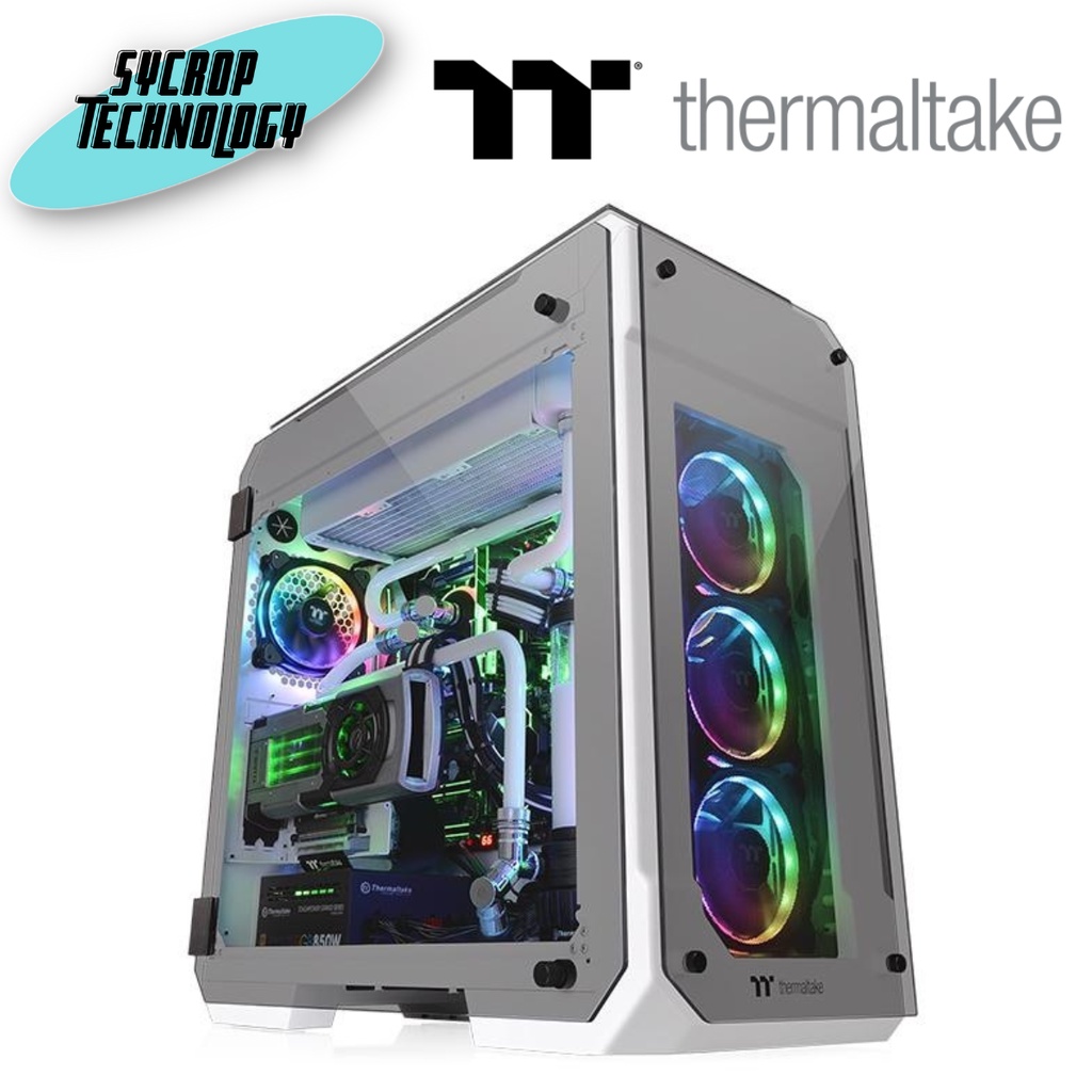 เคสคอมพิวเตอร์ Thermaltake View 71 Tempered Glass Snow Edition (CA-1I7-00F6WN-00) ประกันศูนย์ เช็คสินค้าก่อนสั่งซื้อ