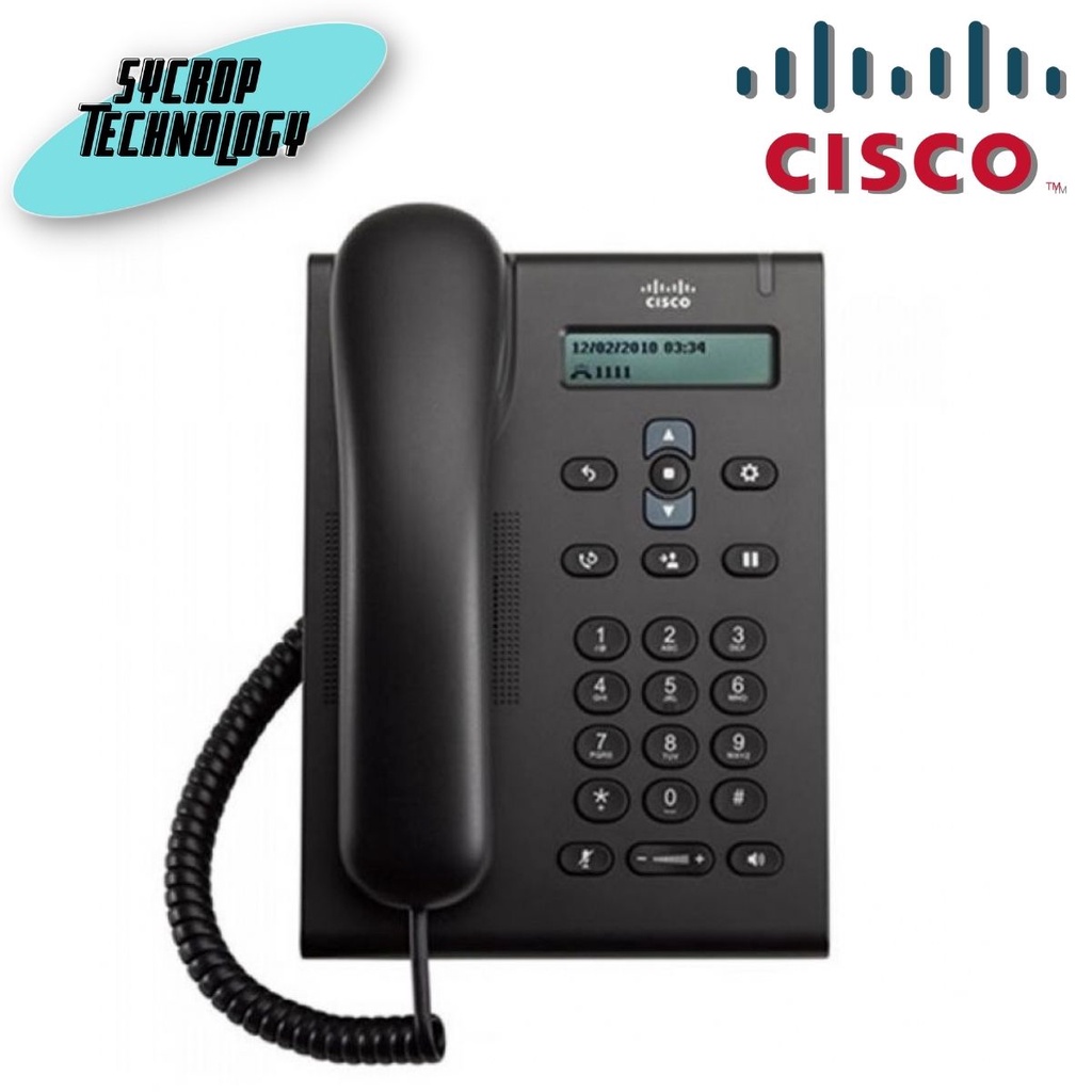 โทรศัพท์สำนักงาน Cisco Unified SIP Phone 3905 Data Sheet ประกันศูนย์ เช็คสินค้าก่อนสั่งซื้อ