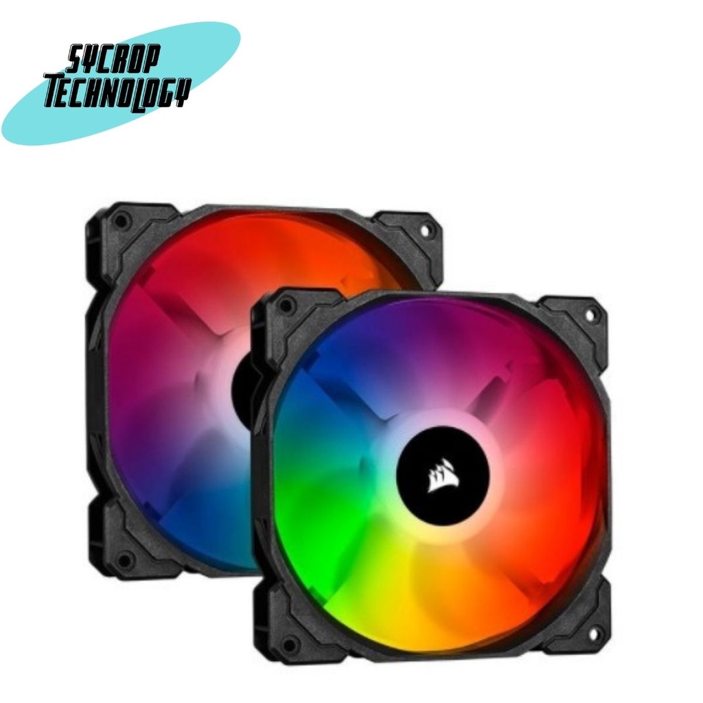 CORSAIR iCUE SP140 RGB PRO Performance 140mm Dual Fan Kit wi