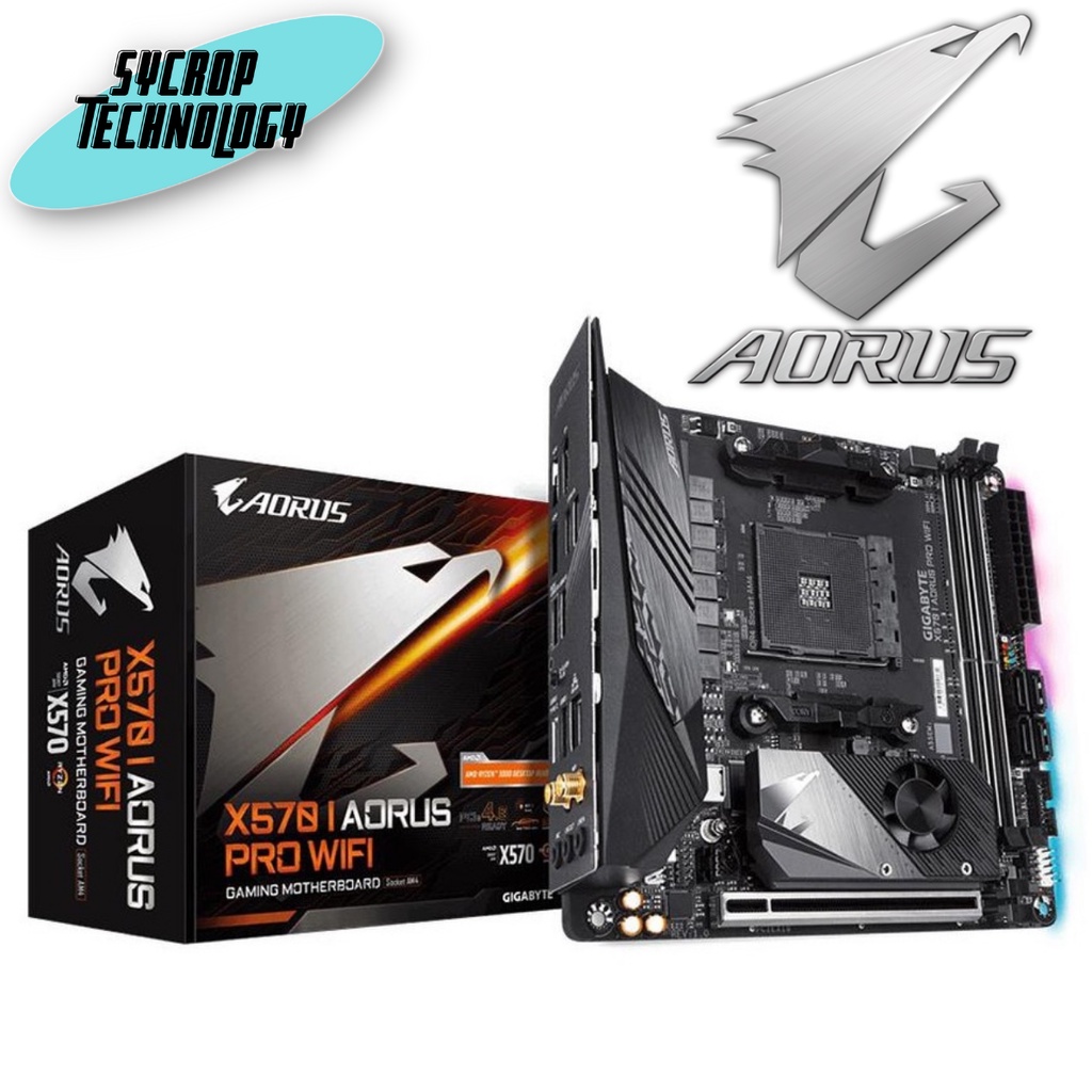 Gigabyte Mainboard X570I AORUS PRO WIFI ประกันศูนย์ เช็คสินค้าก่อนสั่งซื้อ