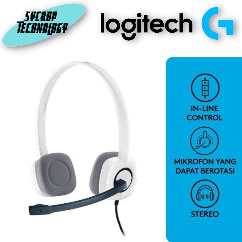 หูฟัง STEREO HEADSET H150 3.5 - ดำ