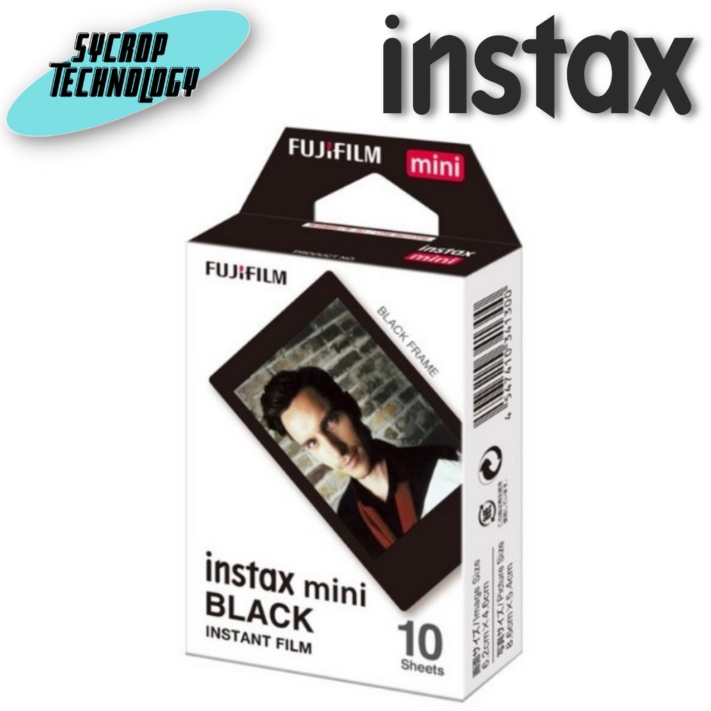 Fujifilm Instax Mini Film BLACK FRAME
