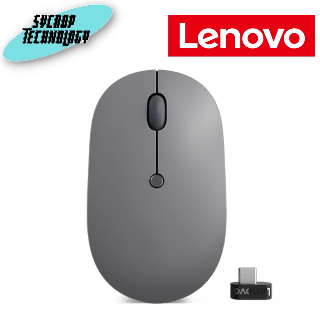 เมาส์ไร้สาย Lenovo Go USB-C Wireless Mouse (Thunder Black) ประกันศูนย์ เช็คสินค้าก่อนสั่งซื้อ