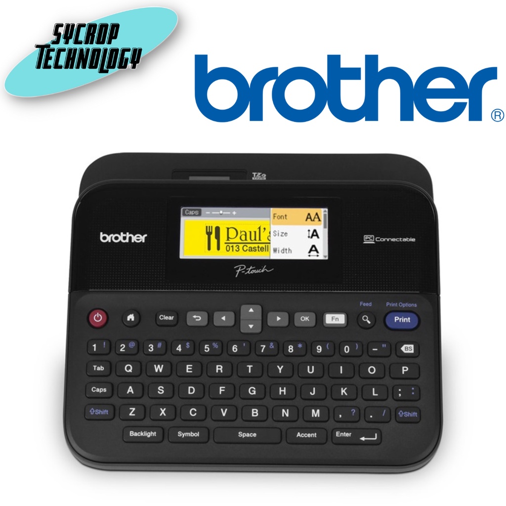 เครื่องพิมพ์ฉลาก D600 BROTHER ประกันศูนย์1ปี ของแท้ LABEL PRINTER สำหรับใช้ในสำนักงาน เช็คสินค้าก่อนสั่งซื้อ