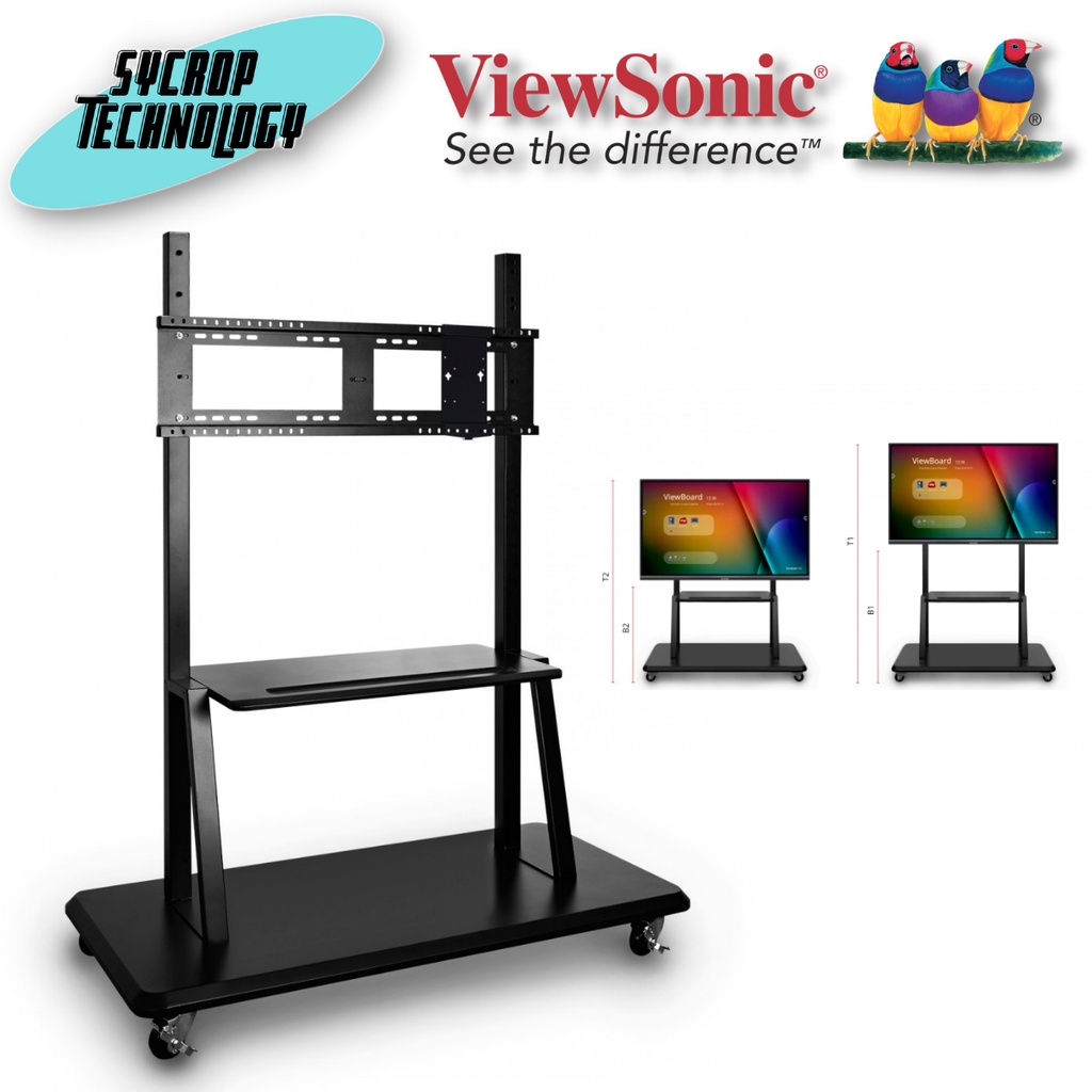 ViewSonic VB-STND-001 Rolling trolley cart stand ขาตั้งจอ