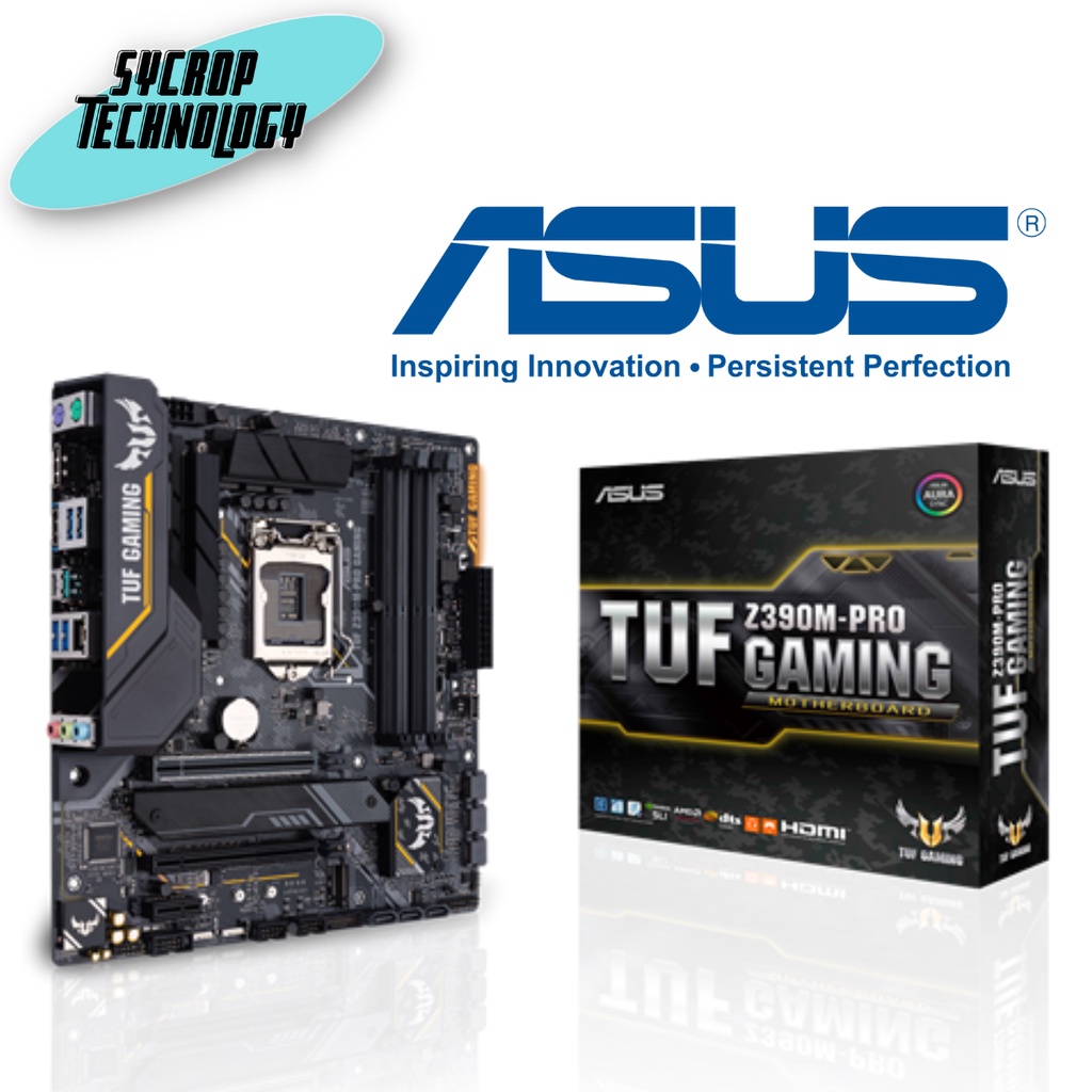 ASUS MAINBOARD (เมนบอร์ด) 1151 TUF Z390M-PRO GAMING ประกันศูนย์ เช็คสินค้าก่อนสั่งซื้อ