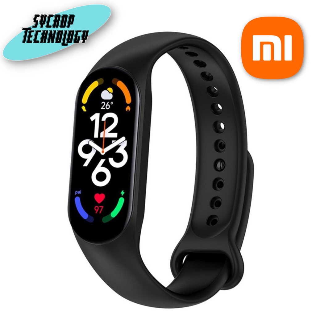 XIAOMI Mi Band 7 สมาร์ทวอทช์ (46.5 mm, ตัวเรือนสีดำ, สายสีดำ) รุ่น BHR6004AP ประกันศูนย์ เช็คสินค้าก่อนสั่งซื้อ